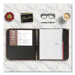 Classic Collection Ring Binder, 3 Rings, 1.5" Capacity, 11 x 8.5, Burgundy