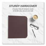 Classic Collection Ring Binder, 3 Rings, 1.5" Capacity, 11 x 8.5, Burgundy