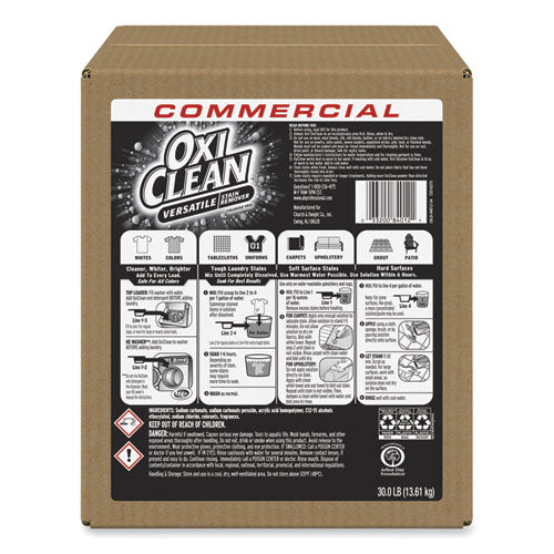 Stain Remover, Regular Scent, 30 lb Box