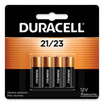 Specialty Alkaline Batteries, 21/23, 12 V, 4/Pack