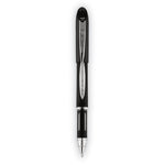 Jetstream Stick Hybrid Gel Pen, Bold 1 mm, Black Ink, Black/Silver Barrel