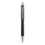 Jetstream Retractable Hybrid Gel Pen, Bold 1 mm, Blue Ink, Black/Silver/Blue Barrel