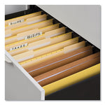 Reinforced Kraft Top Tab File Folders, Straight Tabs, Legal Size, 0.75" Expansion, Brown, 100/Box