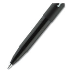 ONYX Roller Ball Pen, Stick, Extra-Fine 0.5 mm, Black Ink, Black Barrel, Dozen