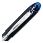 Jetstream Stick Hybrid Gel Pen, Bold 1 mm, Blue Ink, Black/Silver/Blue Barrel