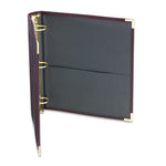 Classic Collection Ring Binder, 3 Rings, 1.5" Capacity, 11 x 8.5, Burgundy