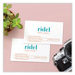 Printable Microperforated Business Cards w/Sure Feed Technology, Laser, 2 x 3.5, White, 2,500 Cards, 10/Sheet, 250 Sheets/Box