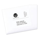 Labels, Laser Printers, 3.33 x 4, White, 6/Sheet, 100 Sheets/Box