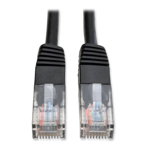 CAT5e 350 MHz Molded Patch Cable, 25 ft, Black