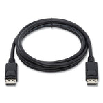 DisplayPort Cable with Latches (M/M), 6 ft, Black