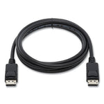 DisplayPort to DisplayPort Cable 4K with Latches, 10 ft, Black