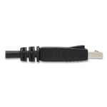 DisplayPort to DisplayPort Cable 4K with Latches, 10 ft, Black