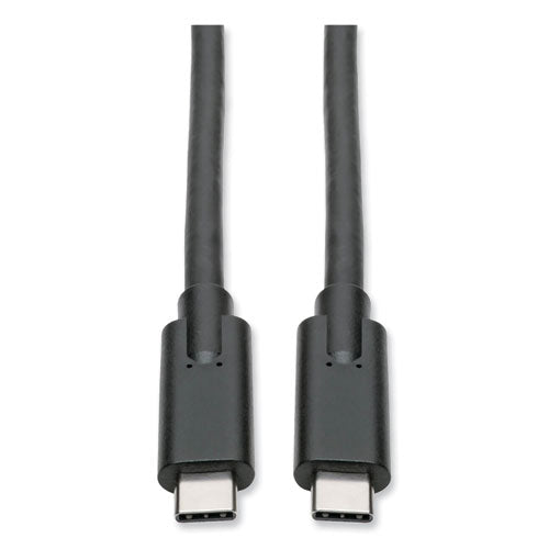 USB 3.1 Gen 1 (5 Gbps) Cable, USB Type-C (USB-C) to USB Type-C (M/M), 5 A, 6 ft, Black