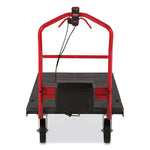 Motorized Kit for 30" x 60" Platform Trucks, Large, DC Motor, 60 V Lithium-Ion Battery, 0.5 mph to 3 mph, Black/Red