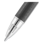 Jetstream Retractable Hybrid Gel Pen, Bold 1 mm, Black Ink, Black/Silver Barrel