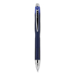 Jetstream Retractable Hybrid Gel Pen, Fine 0.7 mm, Blue Ink, Blue/Silver Barrel