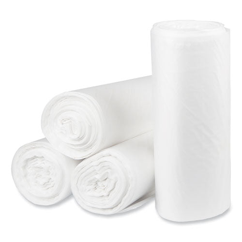 Eco Strong Plus Can Liners, 33 gal, 13 mic, 33 x 39, Natural, 250/Carton