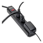Protect It! Surge Protector, 6 AC Outlets, 6 ft Cord, 790 J, Black