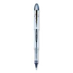 VISION ELITE Hybrid Gel Pen, Stick, Bold 0.8 mm, Blue-Infused Black Ink, White/Blue/Clear Barrel