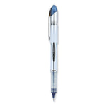 VISION ELITE Hybrid Gel Pen, Stick, Bold 0.8 mm, Blue-Infused Black Ink, White/Blue/Clear Barrel