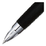 Signo 207 Gel Pen, Retractable, Fine 0.5 mm, Red Ink, Smoke/Black/Red Barrel, Dozen