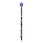 VISION ELITE Hybrid Gel Pen, Stick, Bold 0.8 mm, Violet Ink, White/Violet/Clear Barrel