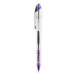 VISION ELITE Hybrid Gel Pen, Stick, Bold 0.8 mm, Violet Ink, White/Violet/Clear Barrel