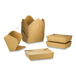 Reclosable Kraft Take-Out Box, 54 oz, Paper, 200/Carton