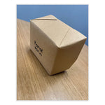 Reclosable Kraft Take-Out Box, 30 oz, Paper, 450/Carton