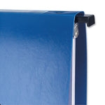 Hanging Storage Flexible Non-View Binder with Round Rings, 3 Rings, 1" Capacity, 11 x 8.5, Green