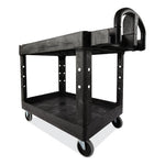 Heavy-Duty Platform Truck Cart, 1,200 lb Capacity, 24 x 48 Platform, Black