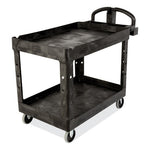 Heavy-Duty Platform Truck Cart, 1,200 lb Capacity, 24 x 48 Platform, Black