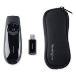 Presenter Expert Wireless Cursor Control with Green Laser, Class 2, 150 ft Range, Black