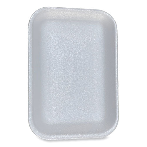 Meat Trays, #2. 8.5 x 6.03 x 1.11, White, 500/Carton