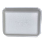 Meat Trays, #3P, 8.7 x 6.6 x 1.1, White, 400/Carton