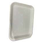 Meat Trays, #4S, 9.5 x 7.25 x 0.5, White, 500/Carton