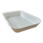 Meat Trays, #2D, 8.56 x 6.1 x 1.2, White, 500/Carton