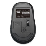 iMouse A10 Antimicrobial Wireless Mouse, 2.4 GHz Frequency/30 ft Wireless Range, Left/Right Hand Use, Black/Silver