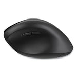 iMouse A20 Antimicrobial Vertical Wireless Mouse, 2.4 GHz Frequency/33 ft Wireless Range, Right Hand Use, Black/Granite