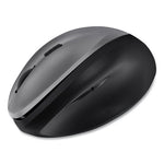 iMouse A20 Antimicrobial Vertical Wireless Mouse, 2.4 GHz Frequency/33 ft Wireless Range, Right Hand Use, Black/Granite