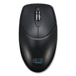 iMouse M60 Antimicrobial Wireless Mouse, 2.4 GHz Frequency/30 ft Wireless Range, Left/Right Hand Use, Black