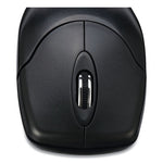 iMouse M60 Antimicrobial Wireless Mouse, 2.4 GHz Frequency/30 ft Wireless Range, Left/Right Hand Use, Black