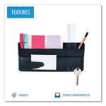 Magnetic SmartBox Organizer, 9 x 4, Black