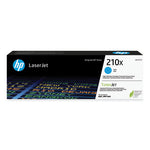 HP 210X, (W2101X) High-Yield Cyan Original LaserJet Toner Cartridge