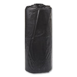 Recycled Low-Density Commercial Can Liners, Coreless Interleaved Roll, 60 gal, 1.5 mil, 38" x 58", Black, 20/Roll, 5 Rolls/CT