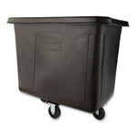 Cube Truck, 105 gal, 500 lb Capacity, Plastic, Black