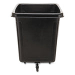 Cube Truck, 59 gal, 300 lb Capacity, Plastic, Black