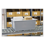 Palletote Box, 19 gal, 23.5" x 19.5" x 10", Gray