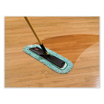 HYGEN Dust Mop Heads With Fringe, Green, 48", Microfiber