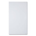 InvisaMount Vertical Magnetic Glass Dry-Erase Boards, 42 x 74, White Surface